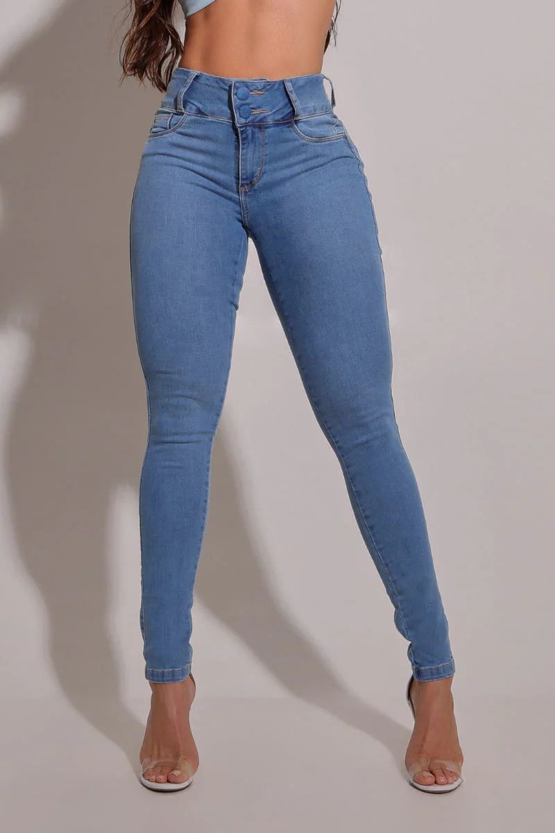 Calça Lycra Feminina Jeans
