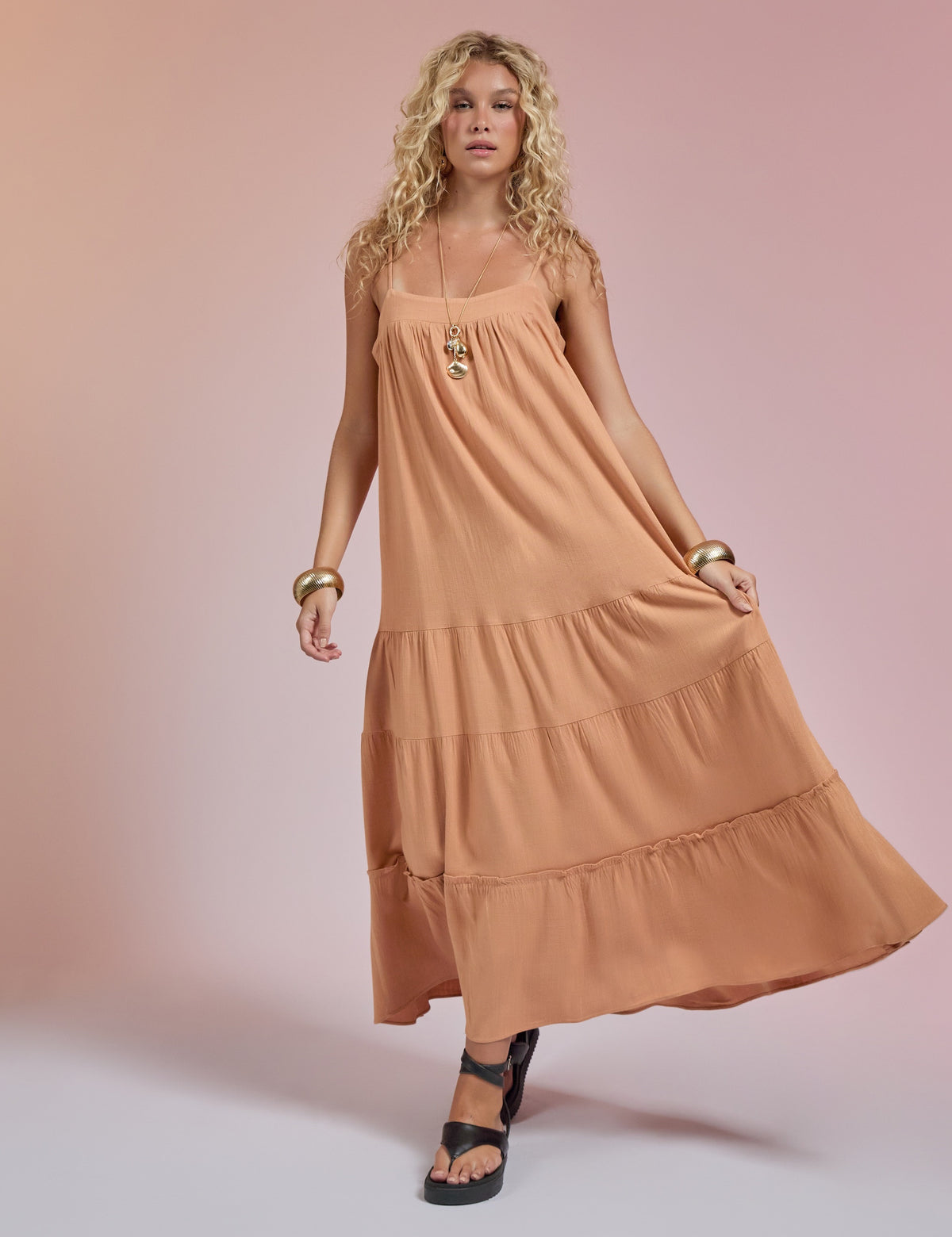 Vestido Camila Mocha