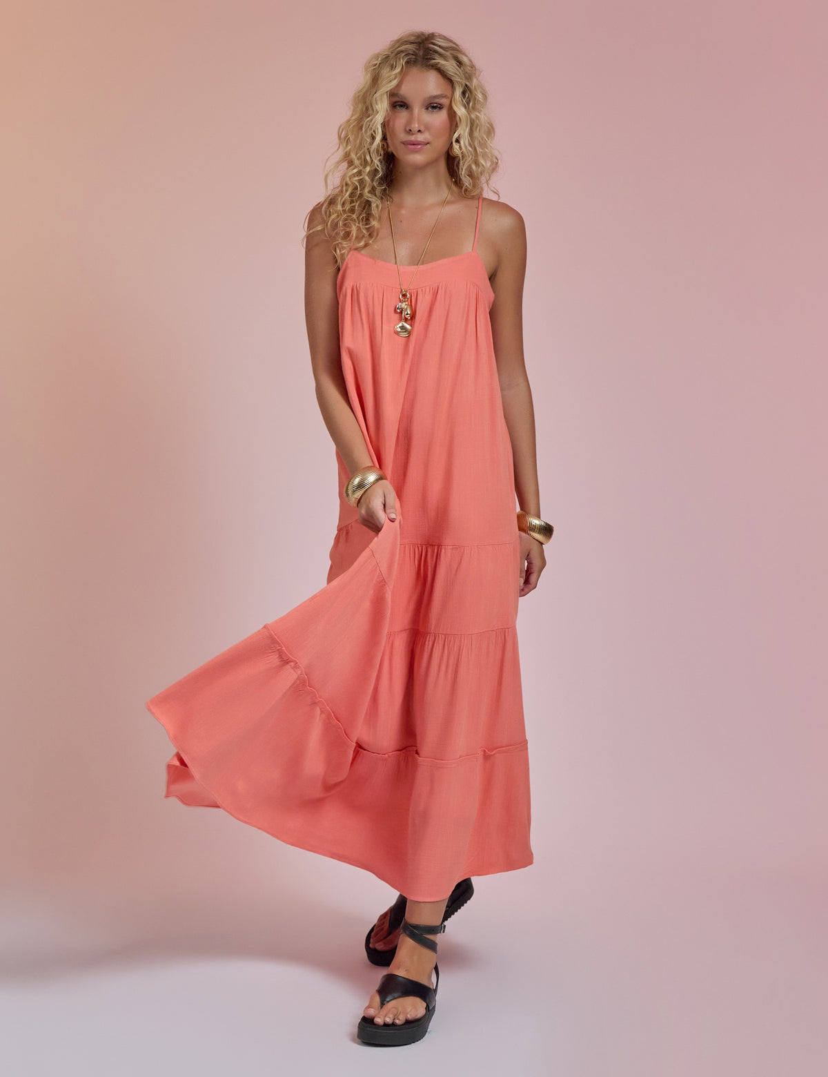 Vestido Camila Laranja