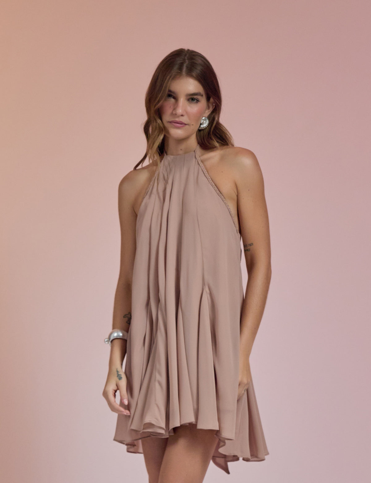 Vestido Salete Mocha