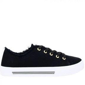 Tênis Feminino Moleca Desfiado 5667.322 Preto