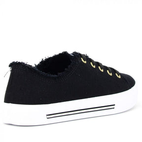 Tênis Feminino Moleca Desfiado 5667.322 Preto