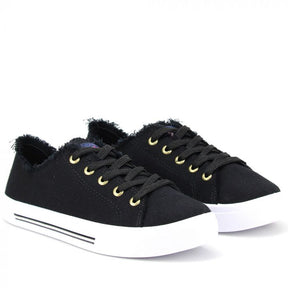 Tênis Feminino Moleca Desfiado 5667.322 Preto
