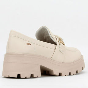 Sapato Feminino Dakota Oxford Tratorado Off White