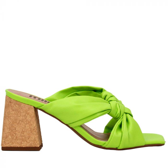 Tamanco Ithie Salto Bloco 74003 Verde