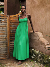 Vestido Plissado Aurora