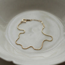 Pulseira feminina banhada a ouro em prata esterlina S925