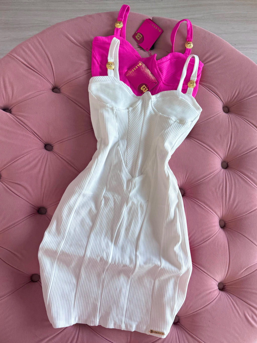 Vestido Canelado